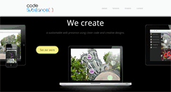 Desktop Screenshot of codesubstance.com